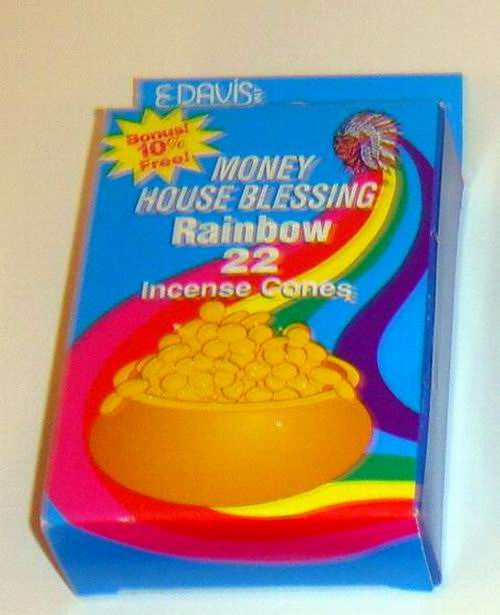 Buy Wholesale 22 Pack Money House Blessing Incense Cones Rainbow Flavor