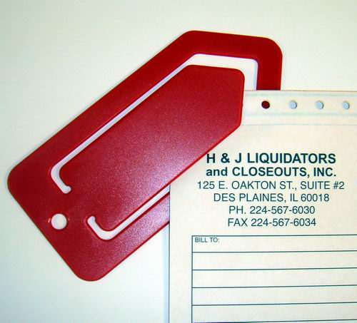 Bulk Office Supplies Large Red Plastic Paper Clip