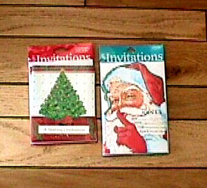 96 Wholesale CHRISTMAS HOLIDAY INVITATIONS