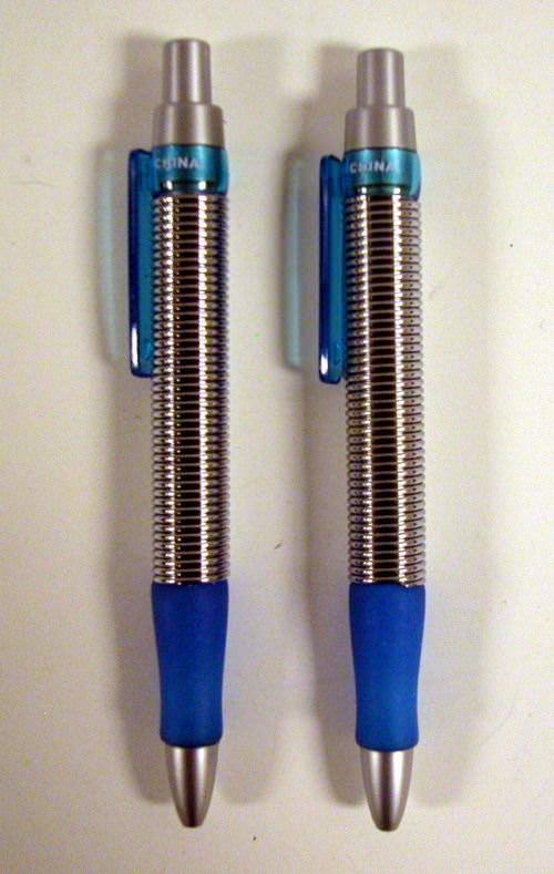 Buy Wholesale Bendable Coil Metal Retractable Ballpoint Pen Cheap H&J