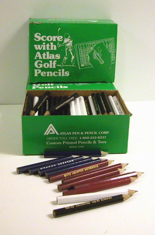 Wholesale Misprint Mini Golf Pencils (Assorted Colors) 1
