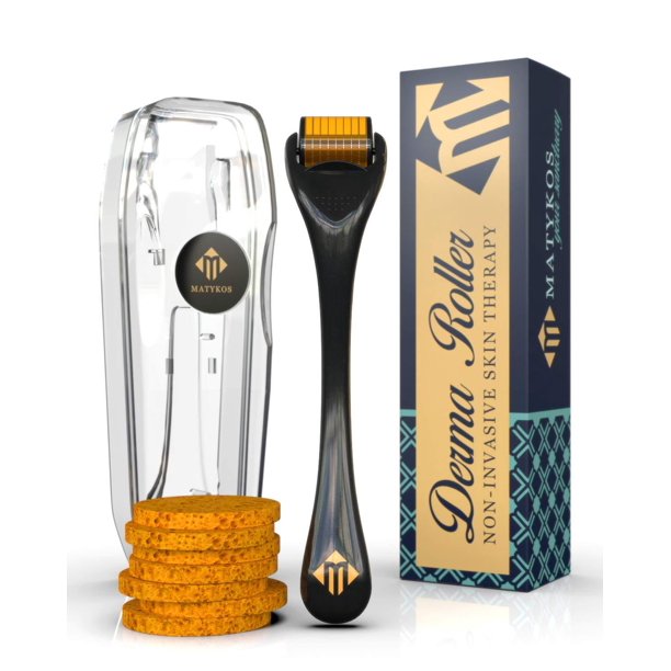 Derma Roller for Face and Body by Matykos Cosmetic NonInvasive Micro
