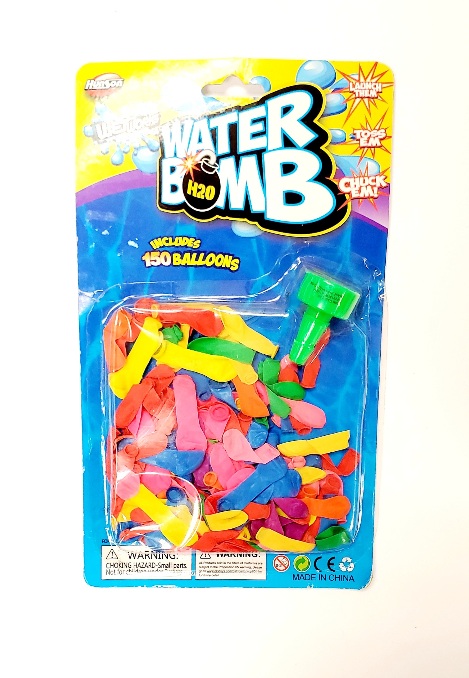 Hudson Water Balloons Set (150 Balloons) with Hose Adapter H&J