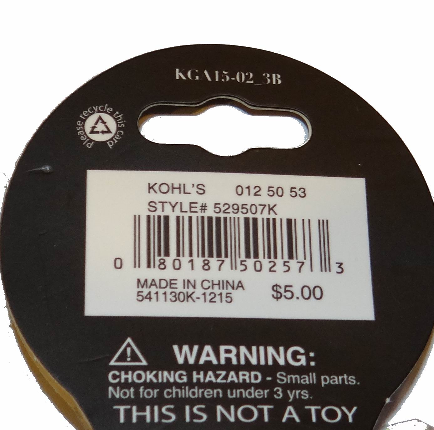 Kohl’s Girls 3 Piece Beaded Stretch Bracelets with Heart & Star Charms