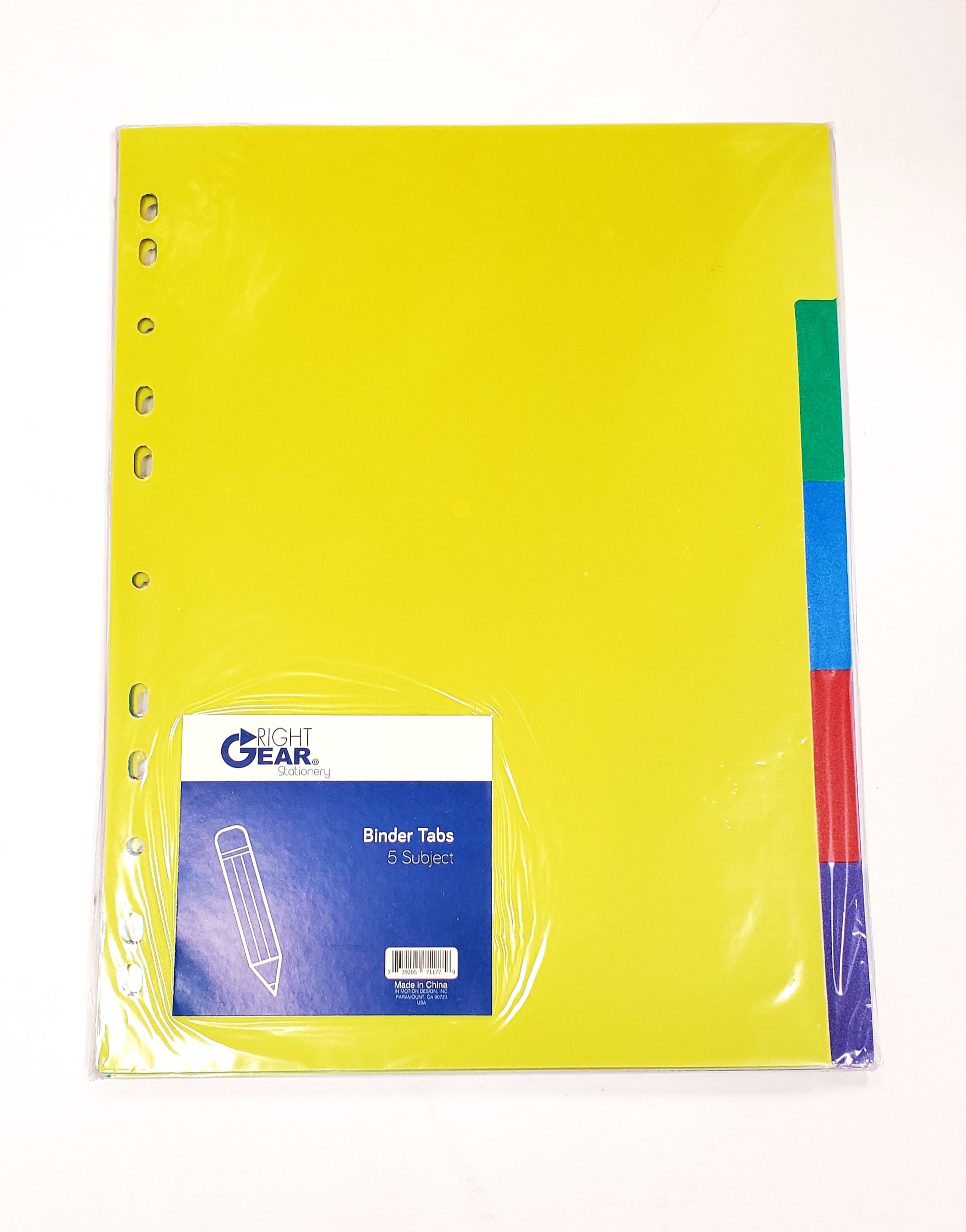 Right Gear 5Subject Binder Tabs H&J Liquidators and Closeouts, Inc
