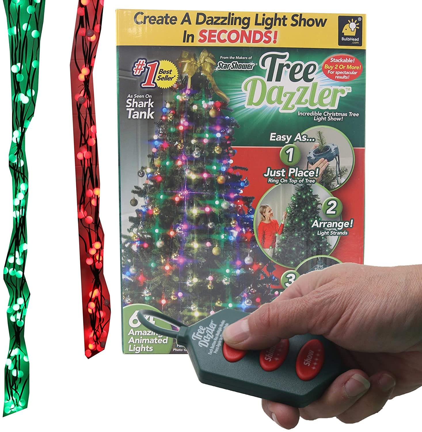 Tree Dazzler Easy Setup LED Christmas Lights H&J Liquidators and