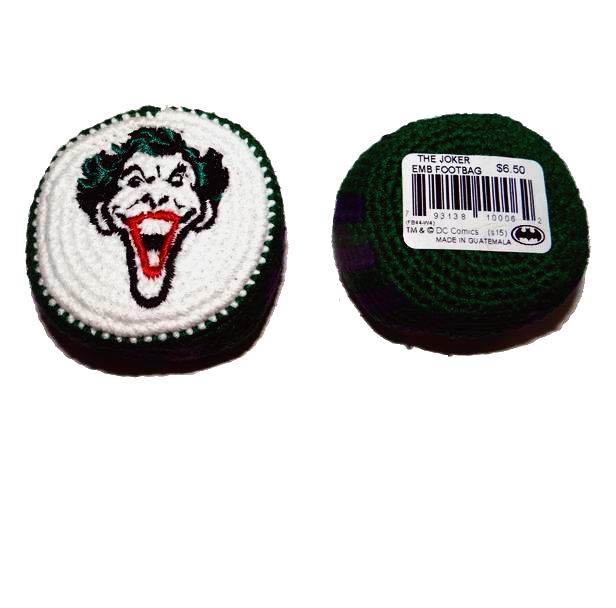 ''LICENSED ''''The Joker'''' Batman Dc Comics Hacky Sack Knit Bag''
