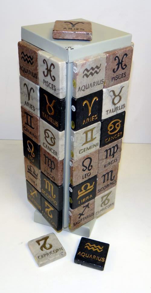 Buy Wholesale Horoscope Stone Sense Zodiac Astrology Sign Marble