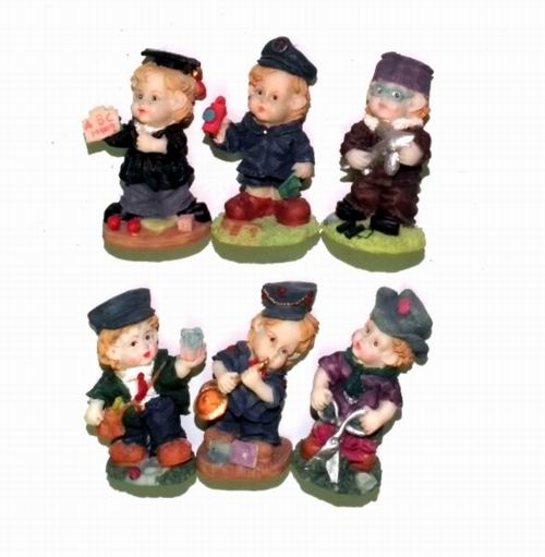 Adorable 3 Inch Polyresin Children FIGURINEs