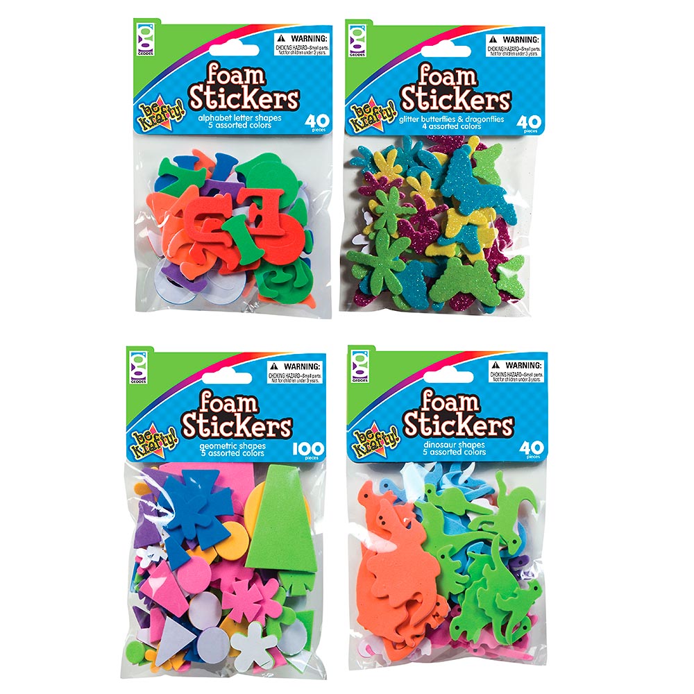 Buy Assorted SelfAdhesive Craft Foam Stickers Only 50 Cents/Pack