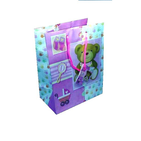 Buy Baby Girl Theme Gift Bag 9″ x 7″ x 4″ Item91514G Cheap H&J