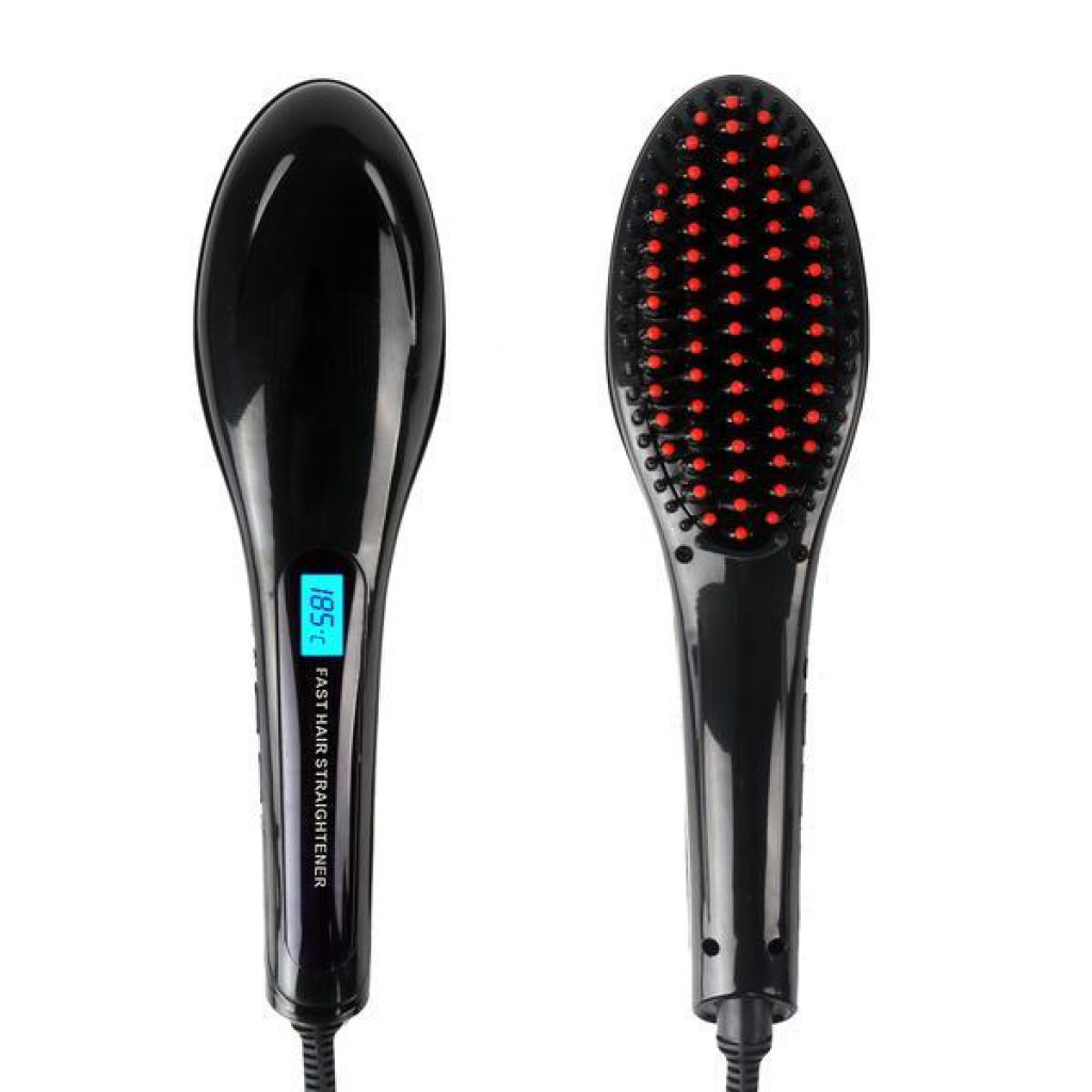 Buy Electronic Fast Hair Straightener with Detangling Brush - up to 446