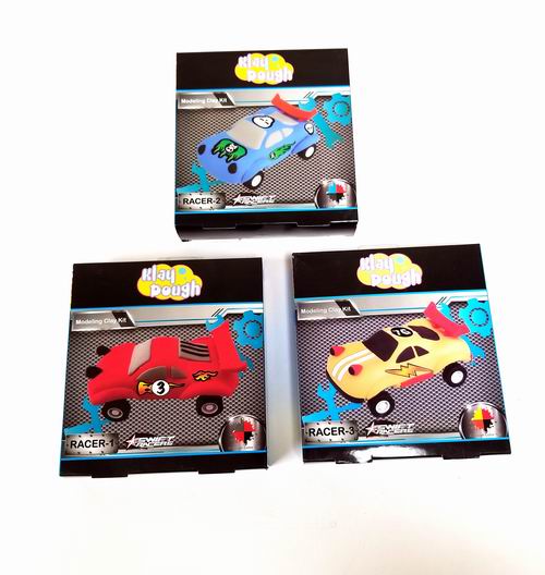 BULK LOT PRICE! - Klay Dough DIY Modeling CAR Kit TOY - Wind Up TOY