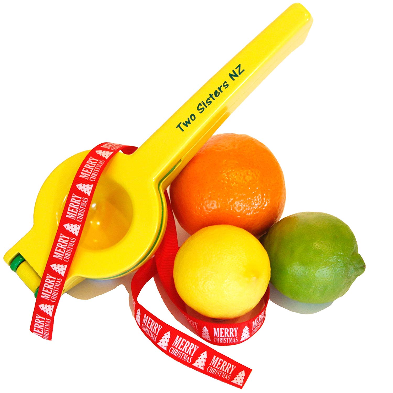 Buy Aluminum 2in1 Citrus Juicer, Lemon Lime Squeezer, Manual Press by Two Sister NZ Cheap