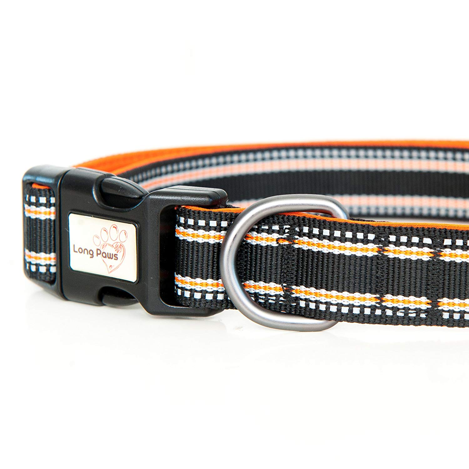 Buy Long Paws Comfort Dog Collar Black Size XS Cheap H&J