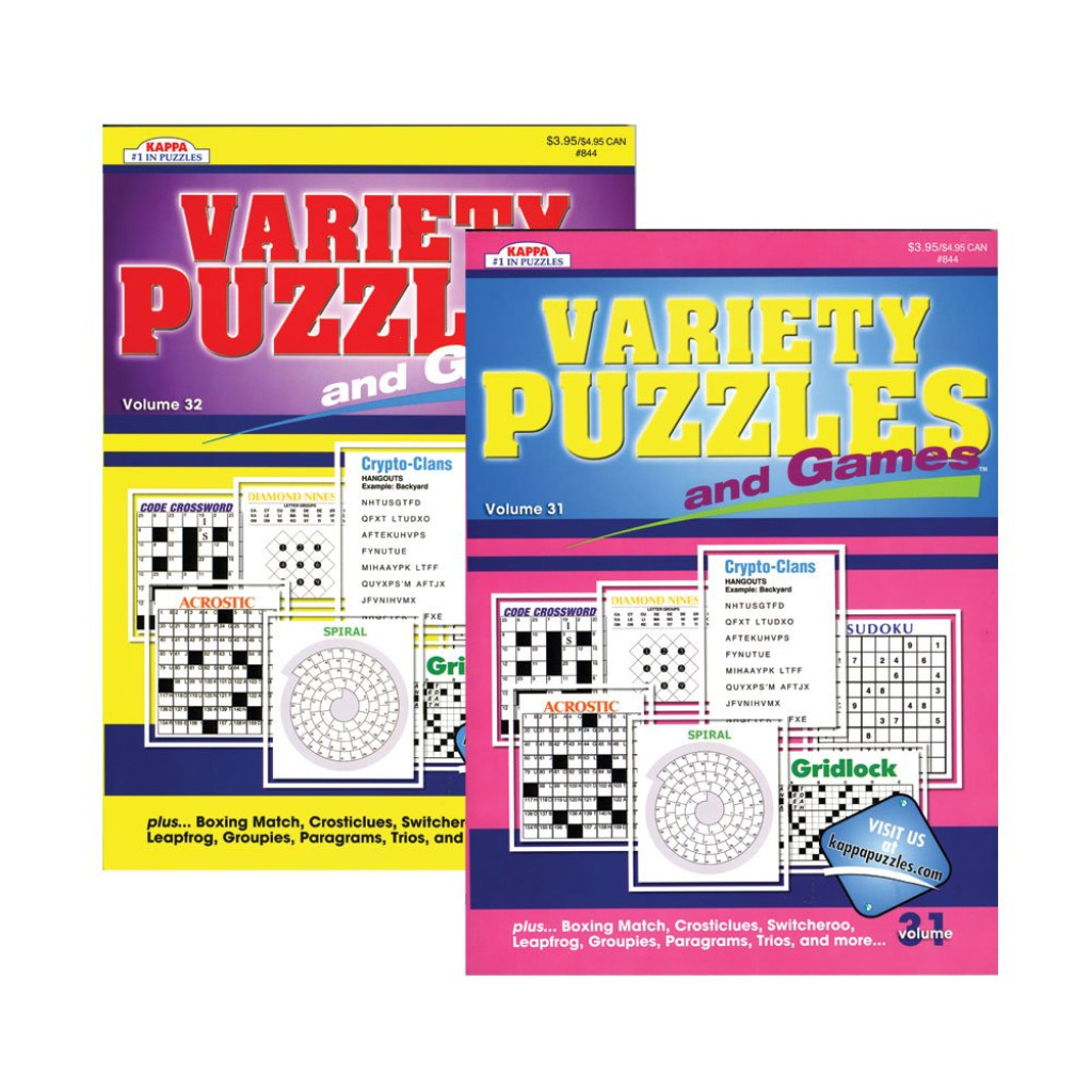 Buy Kappa Variety Puzzles & Games Book 98 Page Cheap H&J
