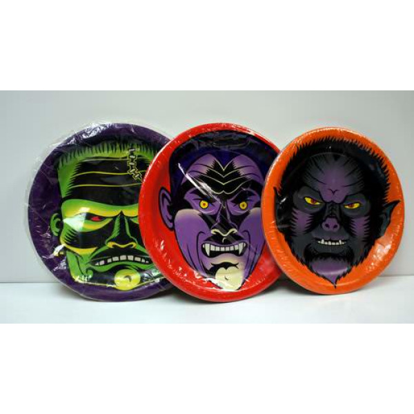 monster paper plates