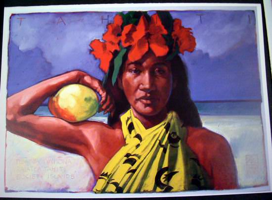 Wholesale Assorted Tahitian GREETING CARDS by Michael Cassidy