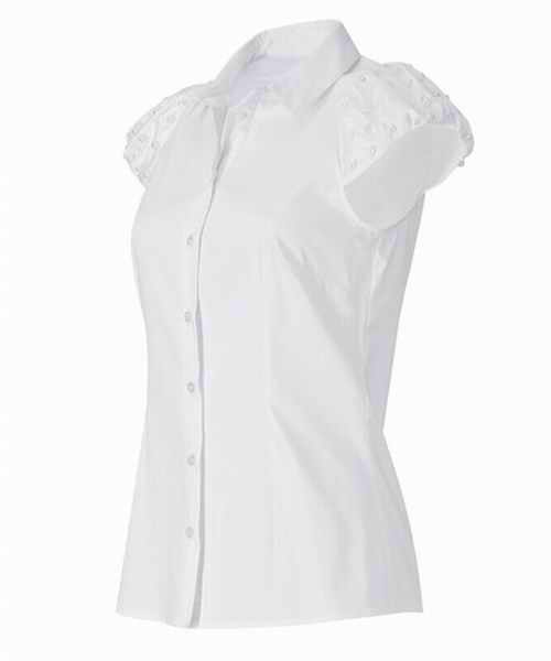 white cap sleeve shirt