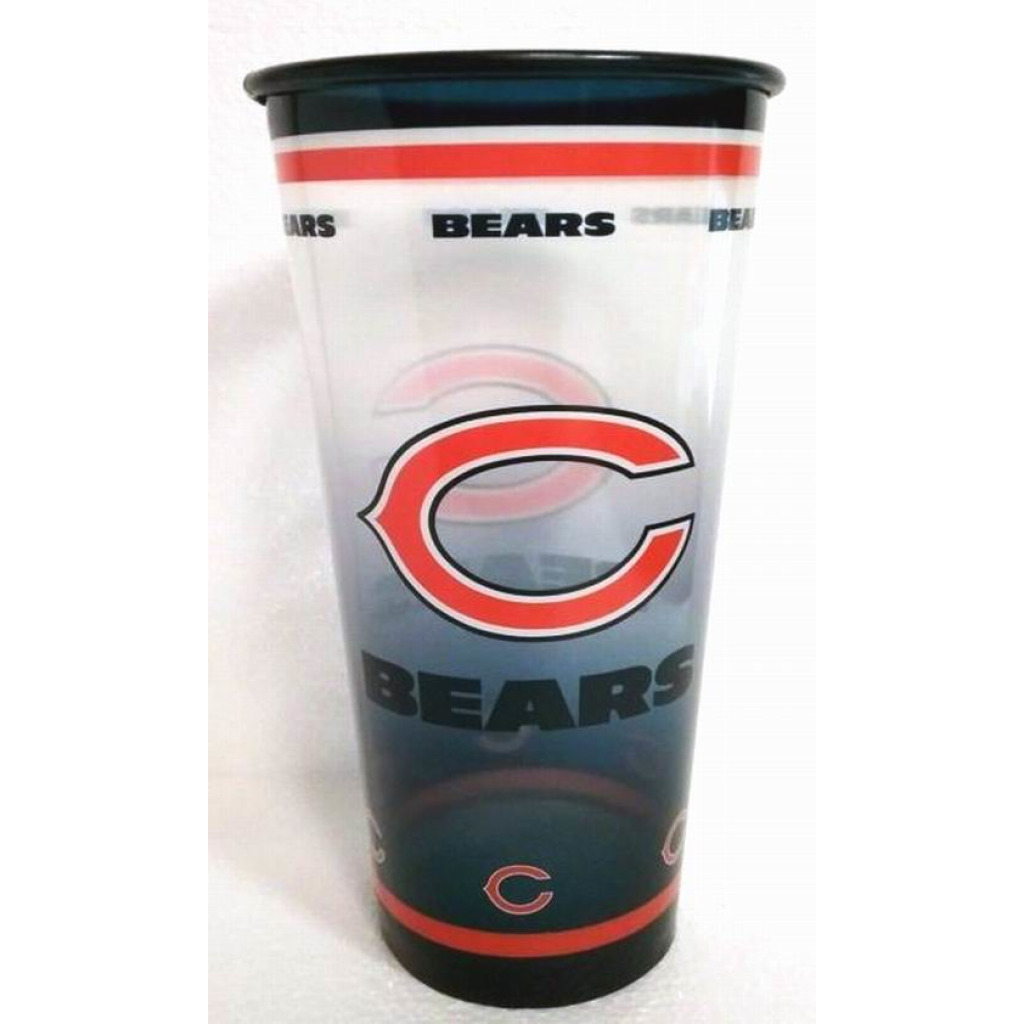 Buy Licensed NFL CHICAGO BEARS 32 OZ. SOUVENIR Translucent GLASS CUP