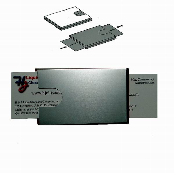 Buy Pocket Size Sleek Plastic Business Card Holder Cheap | H&J Liquidators and Closeouts, Inc