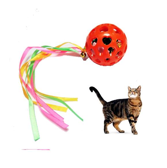 cat toy ball in circle