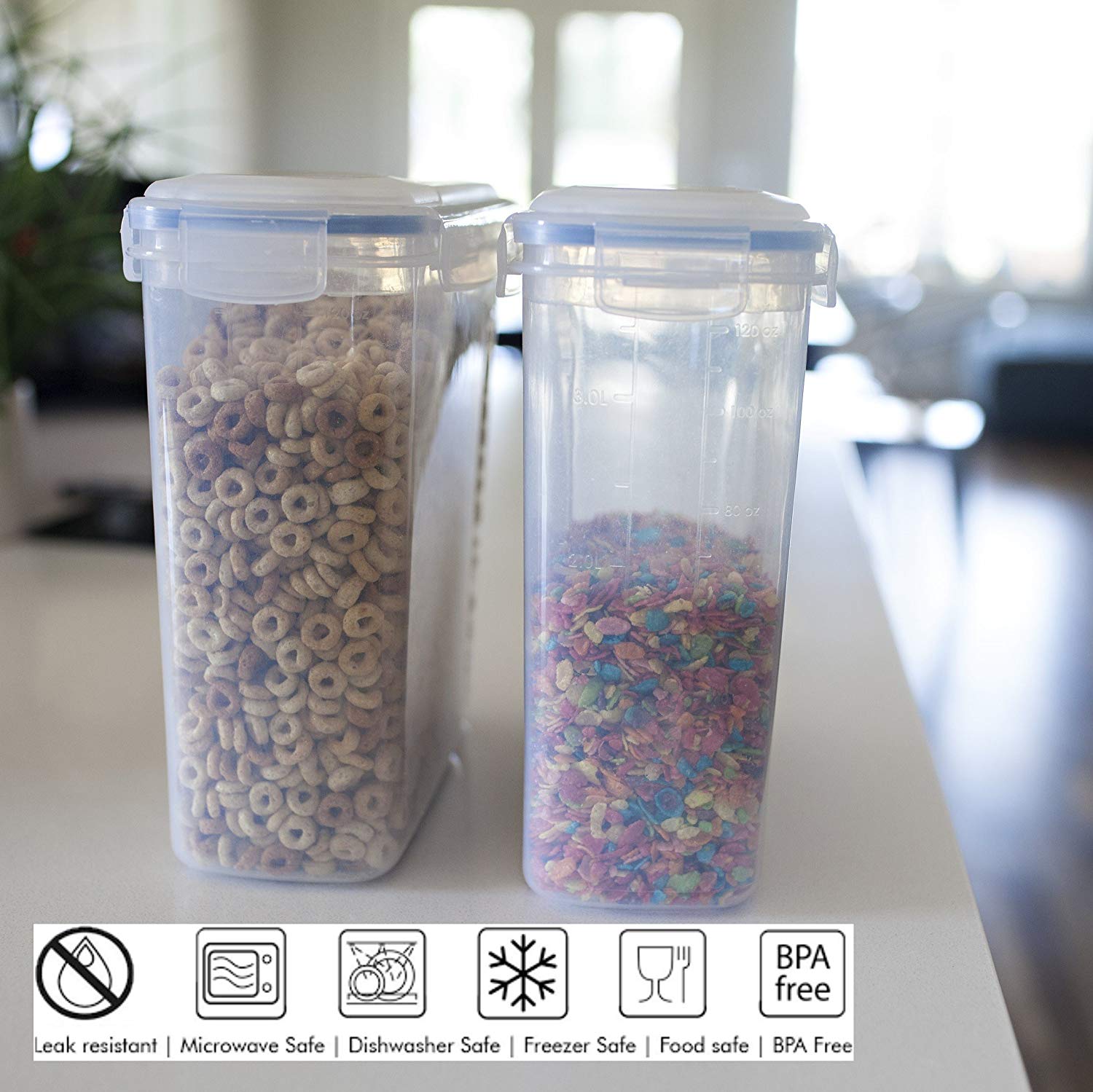 Buy Naturally Brilliant Products Cereal Container (2Pack) Watertight