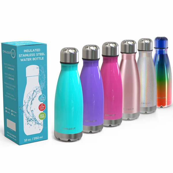 Buy 12 Oz. Double Wall Insulated Stainless Steel Water Bottles