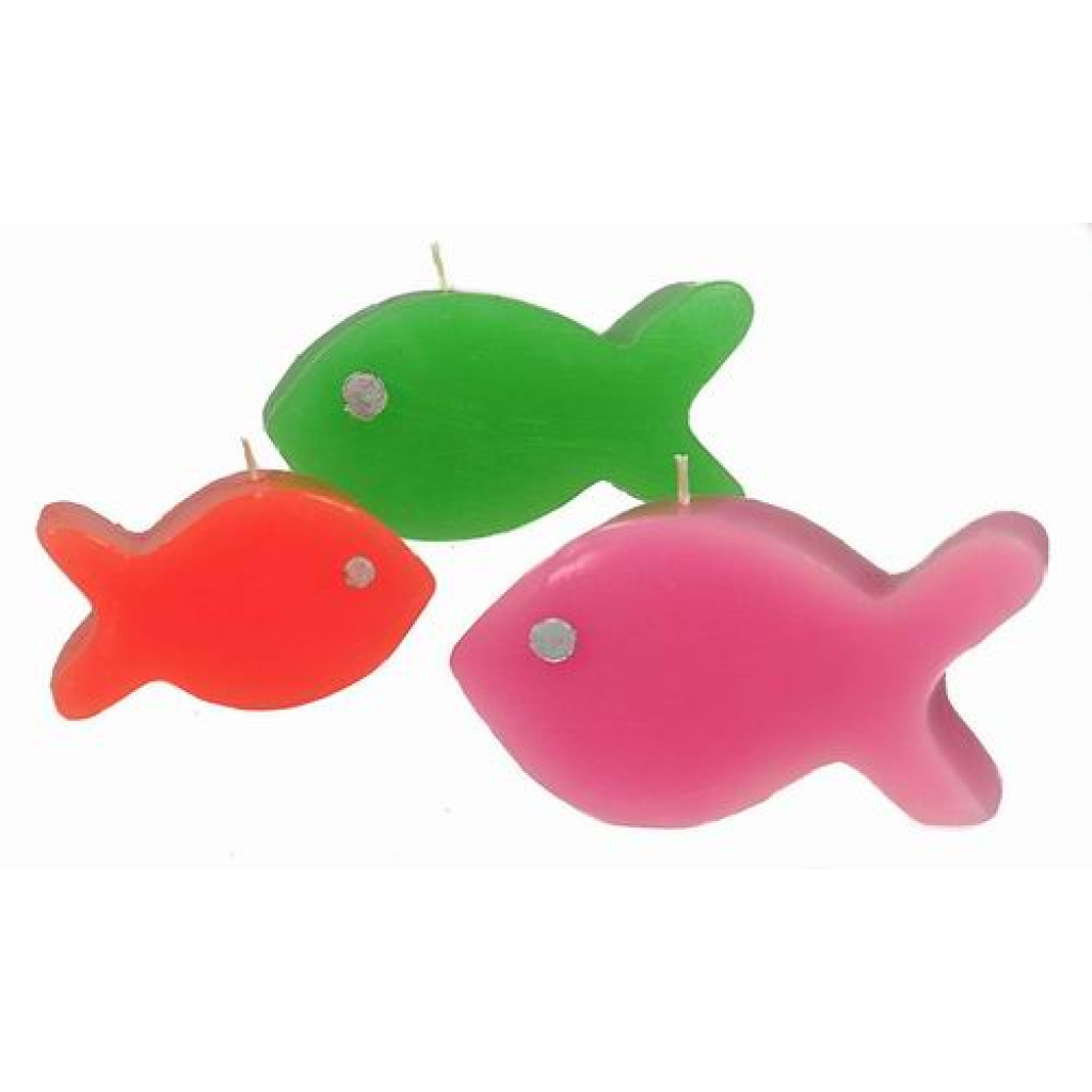 Buy Set of 3 Citronella Scented Fish Candles Cheap H&J Liquidators