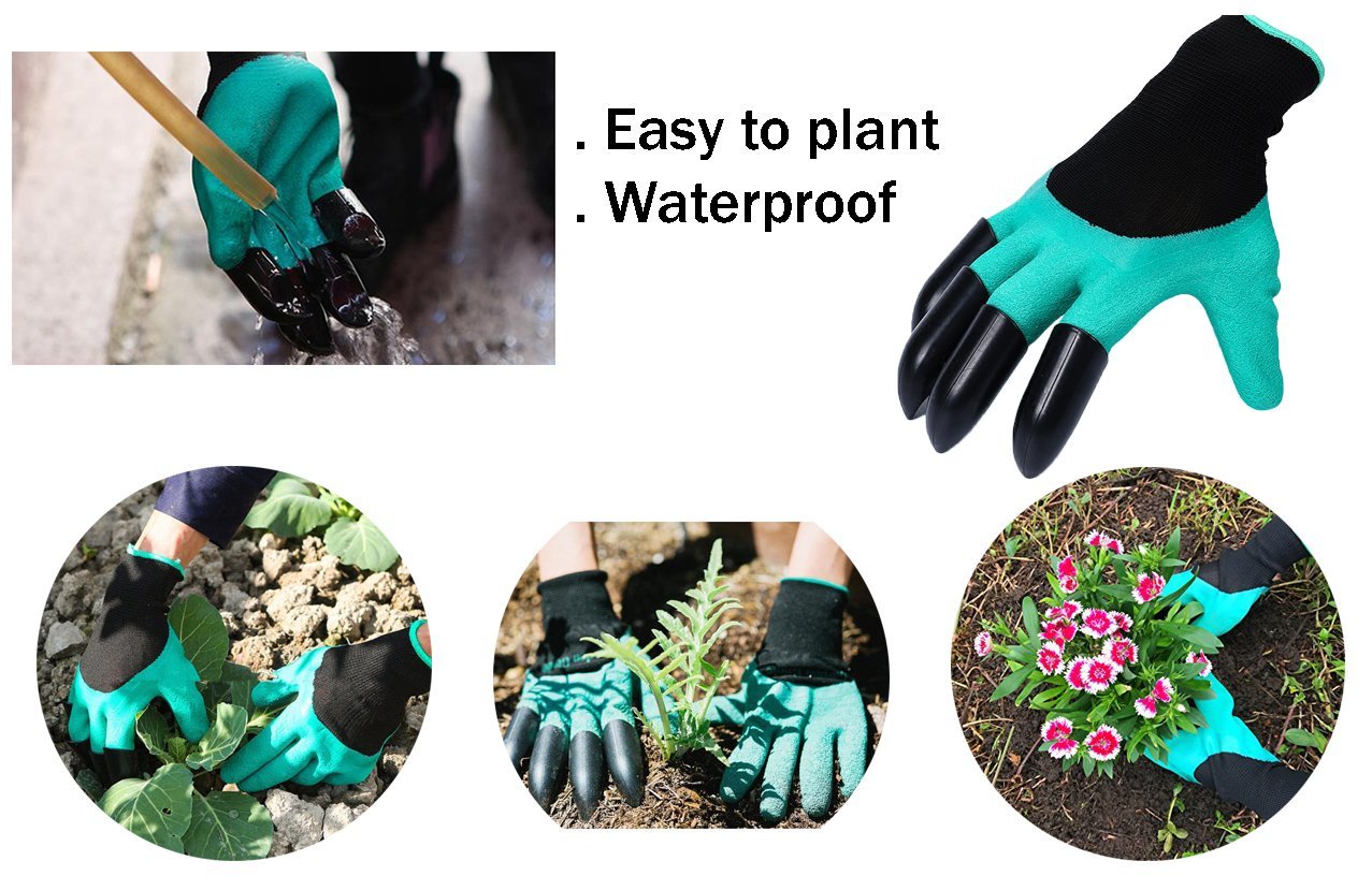 Buy As Seen On Tv Garden Genie Gloves With Claws On Right Hands For Digging And Planting Cheap H J Liquidators And Closeouts Inc
