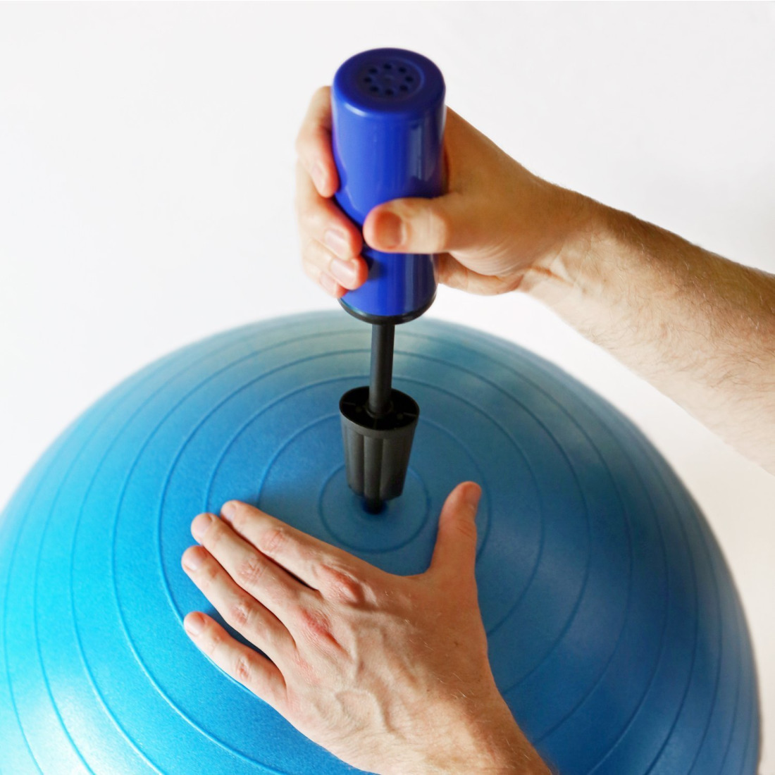Buy Hand Pump 10 Inch 2 Way Air Pump For Exercise Ball, Pilates Balls