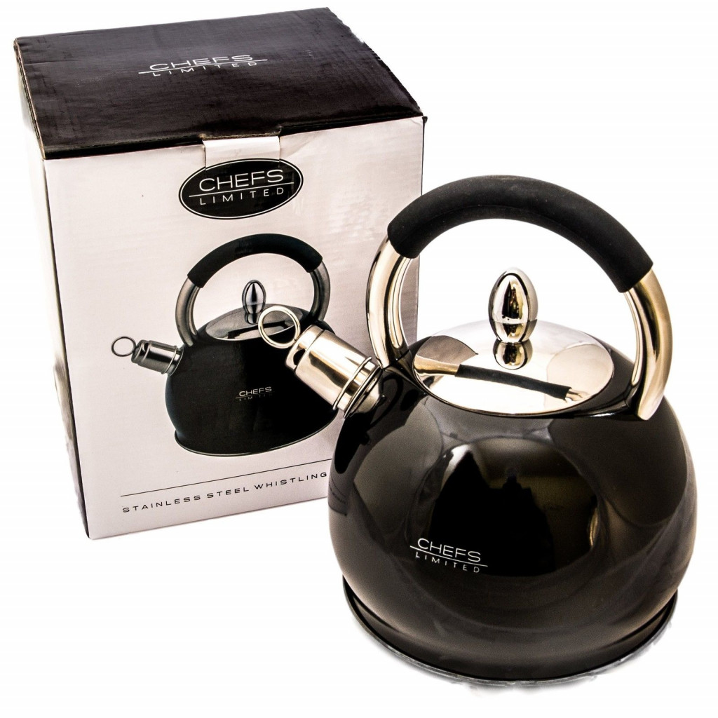 Buy Chefs Limited Stainless Steel Whistling Tea Kettle, 2.75 Quart