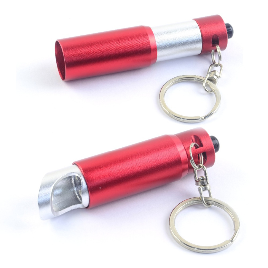 Buy 3 LED Flashlight Keychains With Retractable Bottle Opener Cheap H