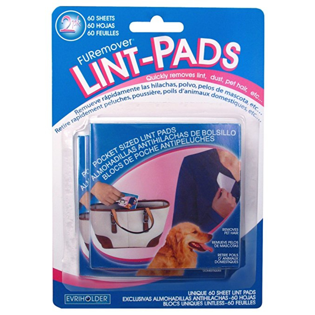 Buy FURemover Pocket Size Lint Pads Pack Includes 60 Lint Sheets
