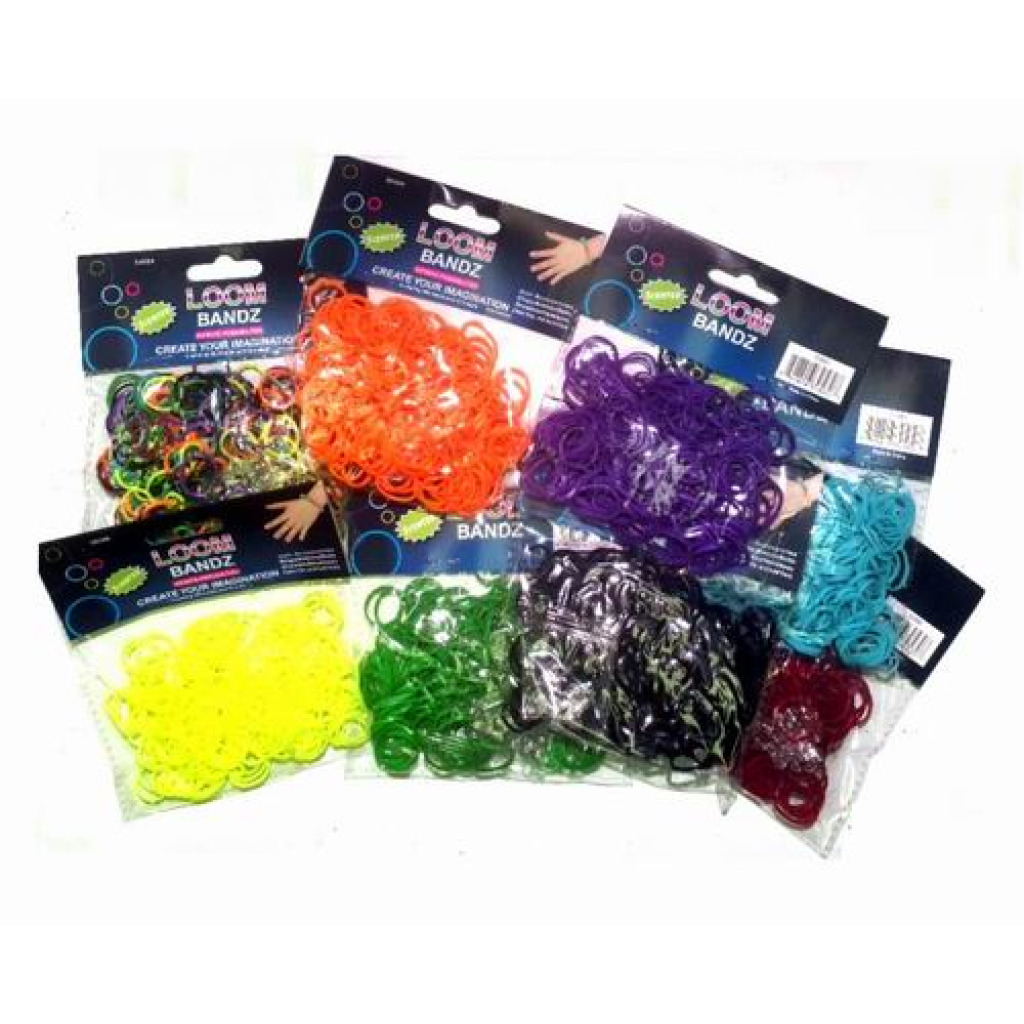 Buy Loom Rubber Bands Pack of 300 Scented Rubber Bands 100 Latex