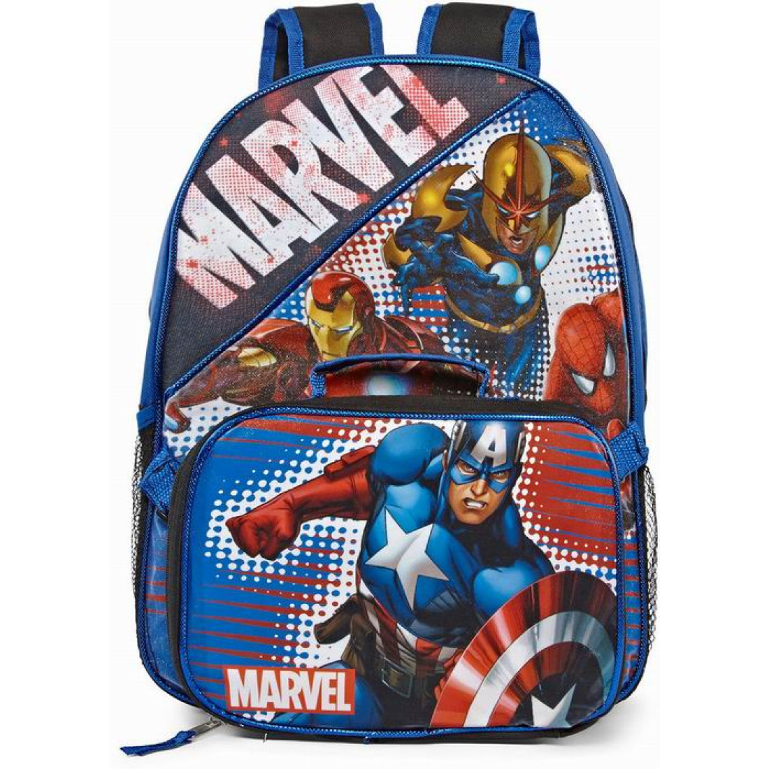 Buy Marvel Little Boys' Avengers Heroes Backpack with Detachable Lunch