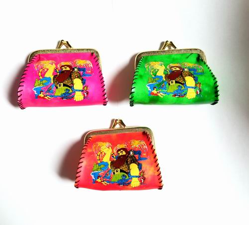 Neon Snap-Open Coin PURSE - Carnival Theme