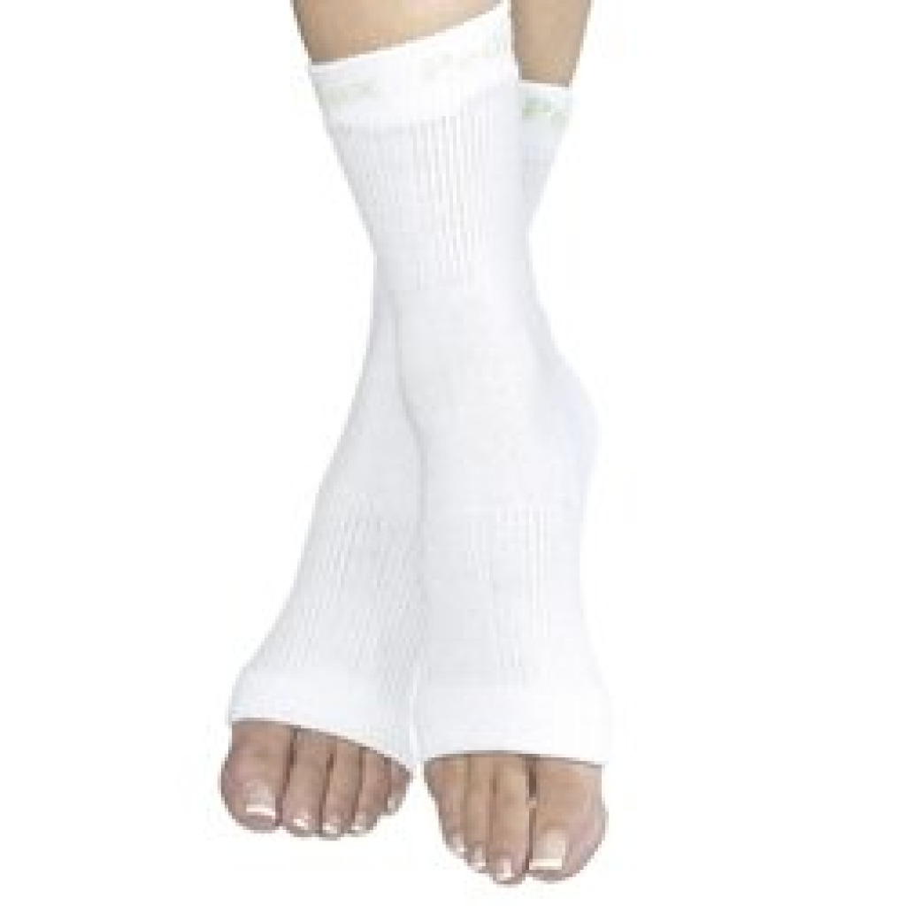 Buy NuNu White Open Toe Pedicure Socks Cotton Blend (Size 911) Cheap H&J Liquidators and