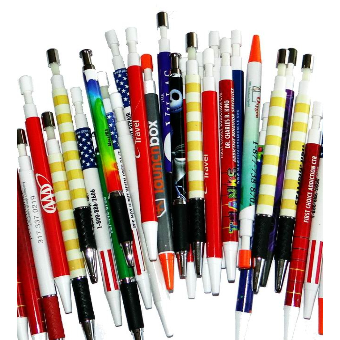 Buy Pallet Deal of 50,000 Pens Misprint Plastic Retractable Skinny