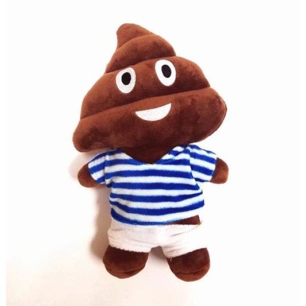 farting poop emoji plush toy