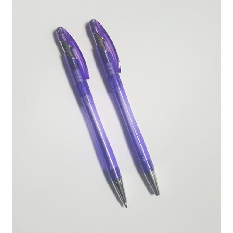Buy Purple Translucent Barrel Pens Writes in Black ink Cheap H&J Liquidators and Closeouts, Inc