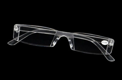 Plastic READING GLASSES Transparent clear - 1.50 Strength