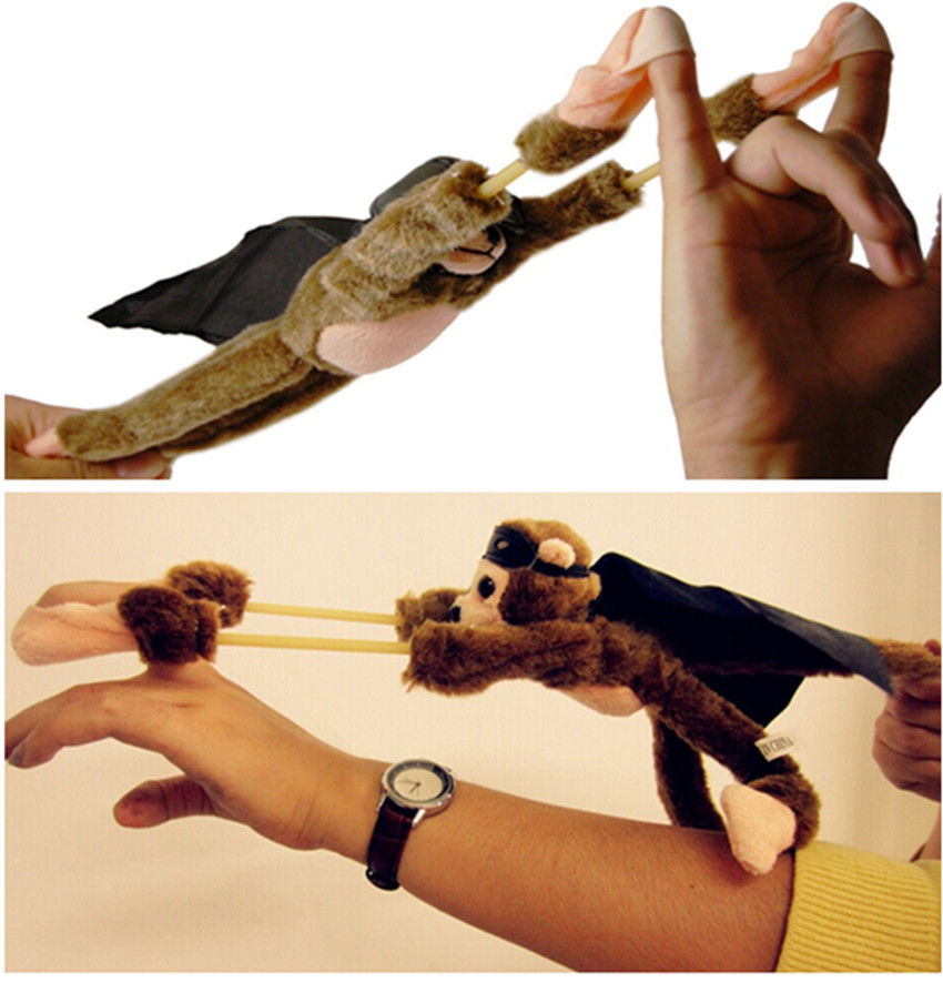 screaming flying sock monkey slingshot