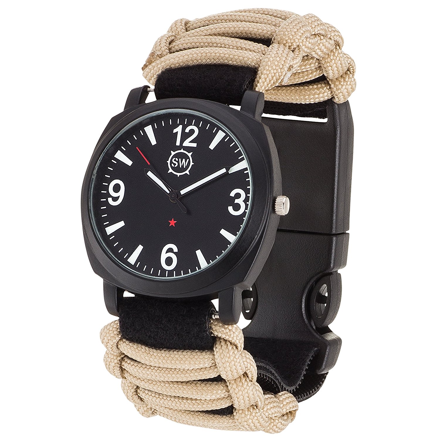 Buy Tan Survival Watch V3 Ultimate Emergency Gear Features Military