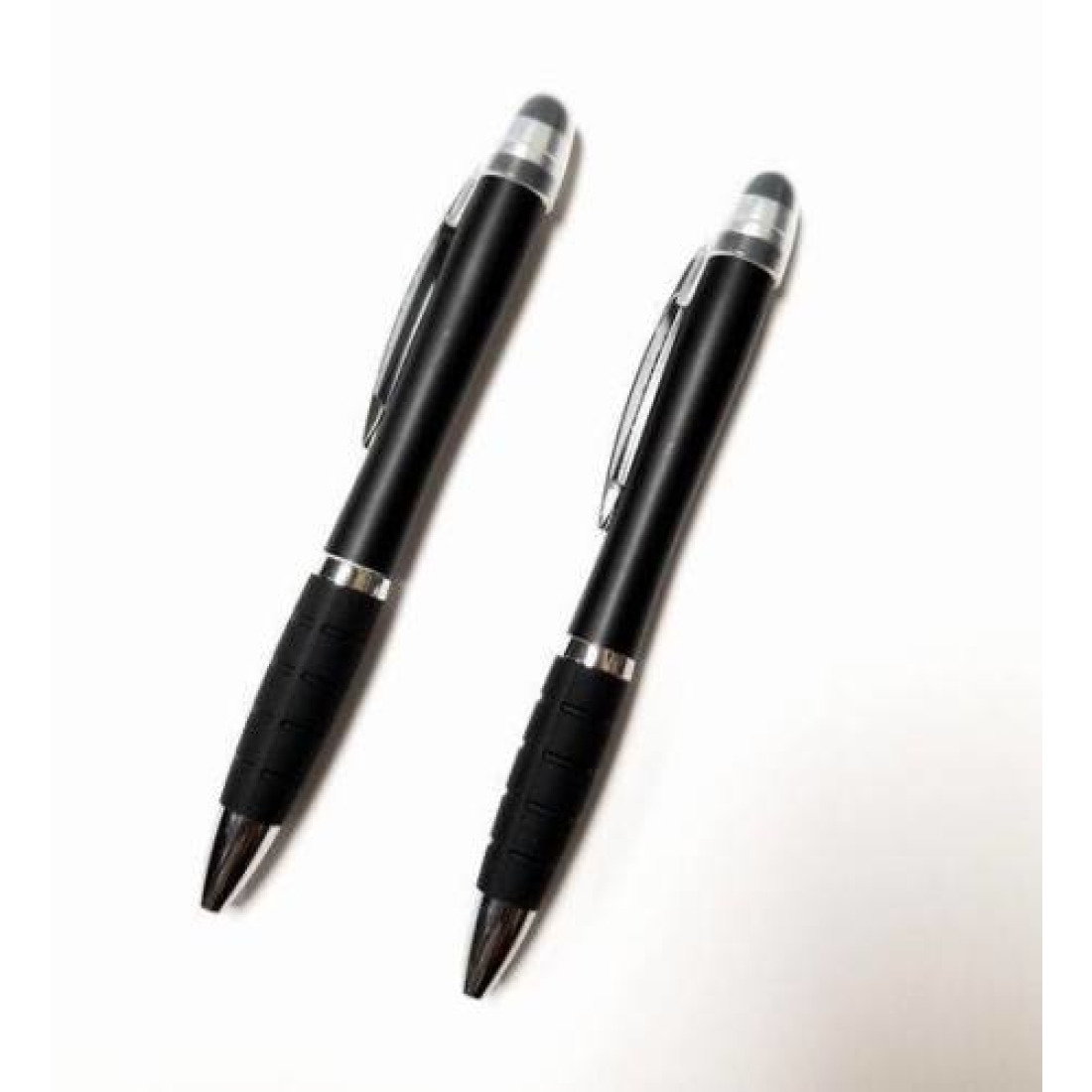 Buy Thick Black Barrel Style Retractable Pens with Stylus Cheap H&J