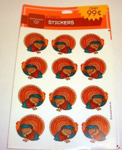 Thanksgiving Holiday Fall Stickers (4 SHEETS)