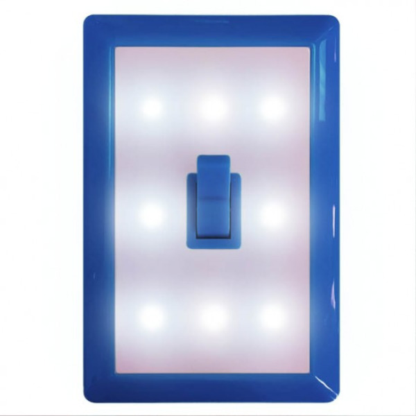 Buy Wireless 6 LED Light Switch Night Light Blue Cheap H&J