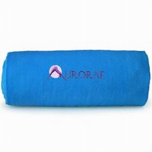 Aurorae - Microfiber Yoga TOWEL (6.5 Feet Long) - Ocean Color