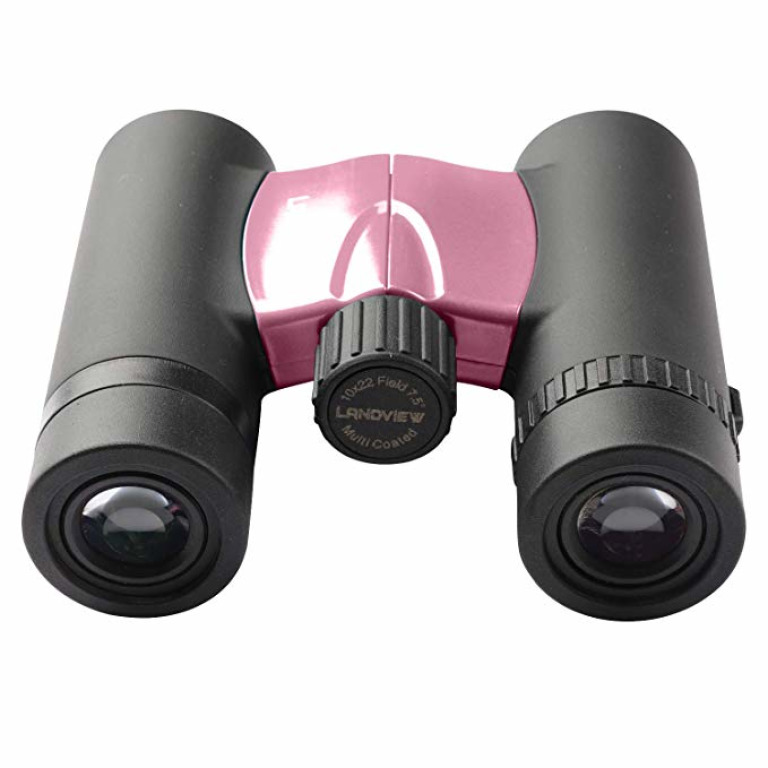 Buy Compact Powerful Waterproof Binoculars 10x Magnification Pink