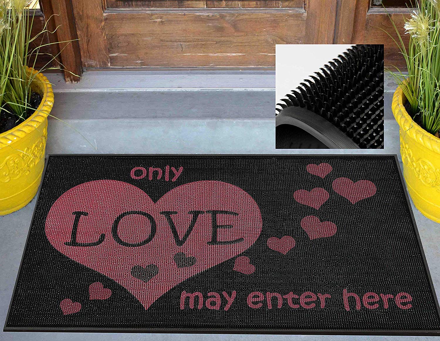 Buy Heart Source Love Print Indoor Outdoor Welcome Mat 27 5 X